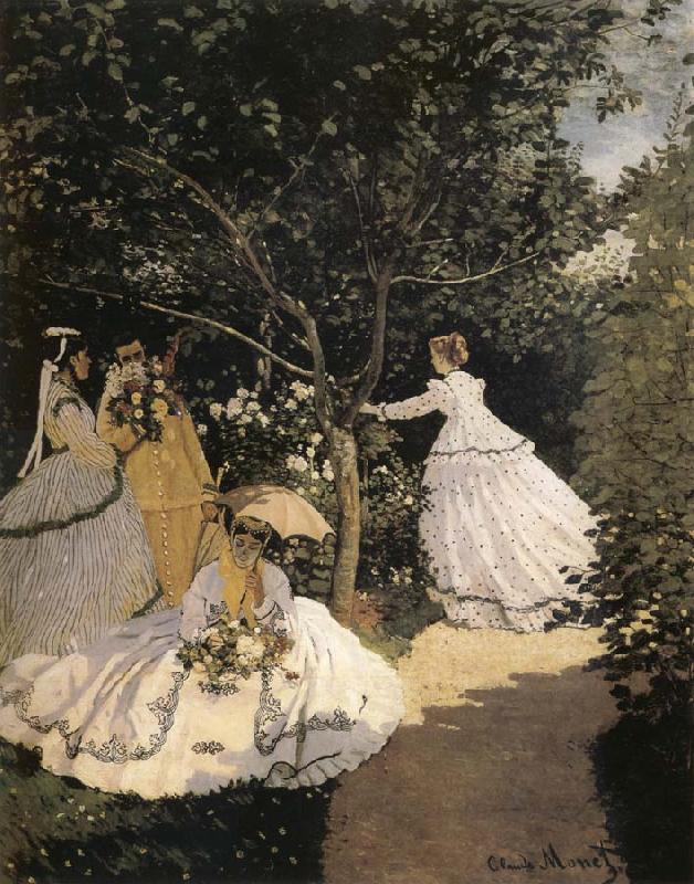 Women in the Garden, Claude Monet